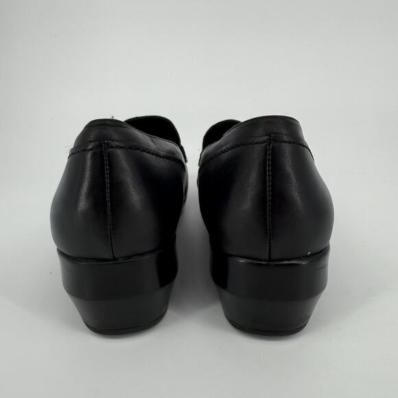 Strictly Comfort Shoes Women Size 10 Chunky Square Toe Loafers Leather 90s - Picture 5 of 9